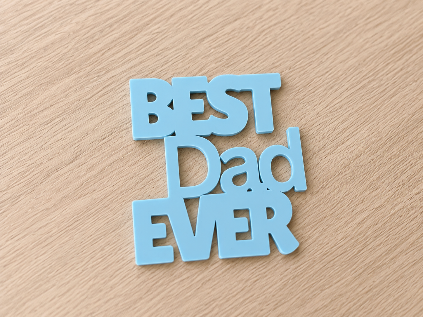 Best Dad Ever Cupcake Topper - Packet of 6