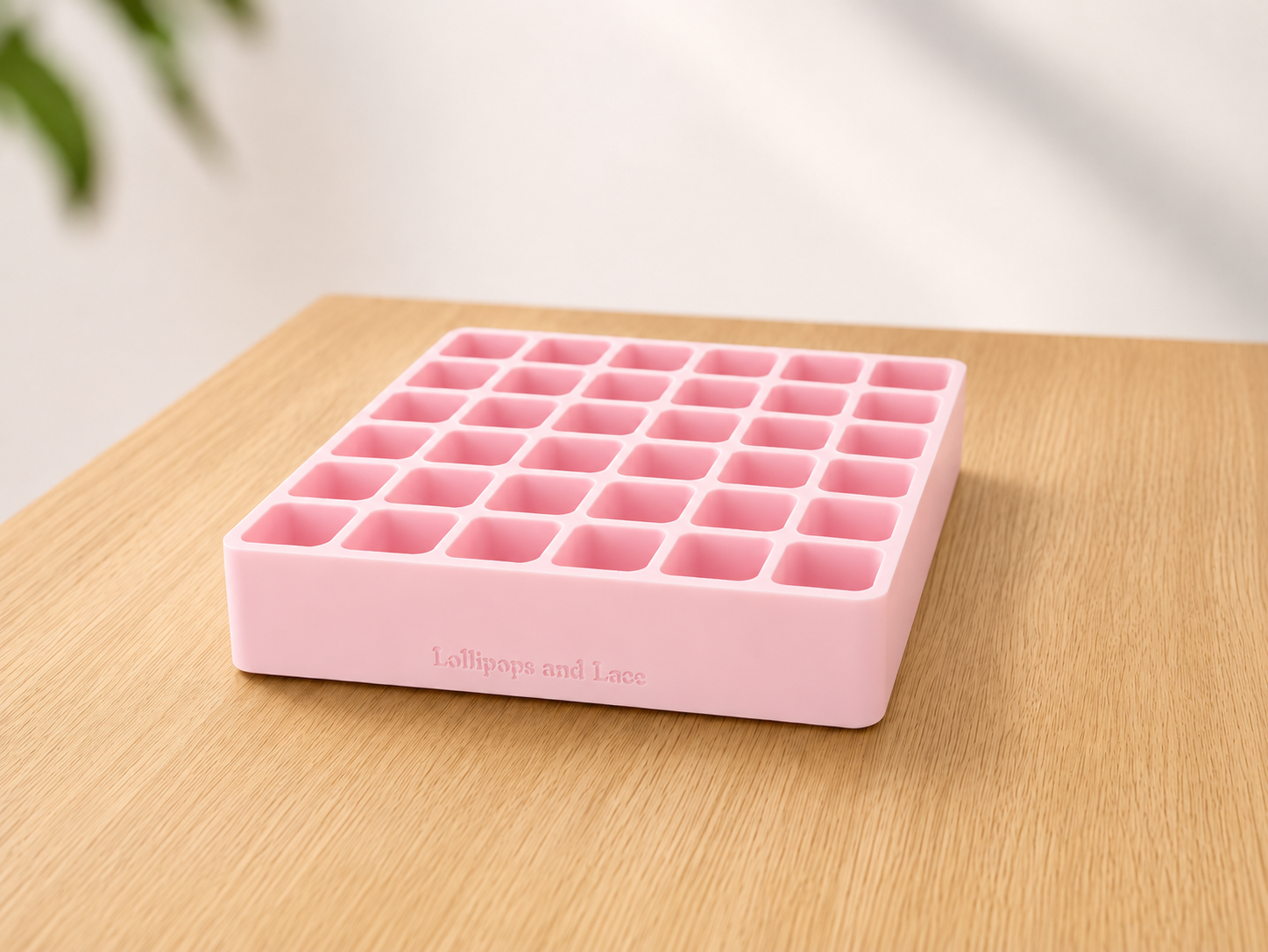 Food Colour Organiser - 36 small bottles - pink