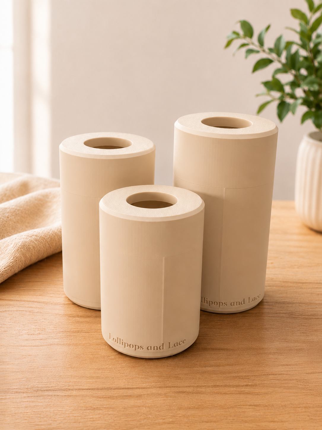 Piping Bag Dispenser Bundle - Beige