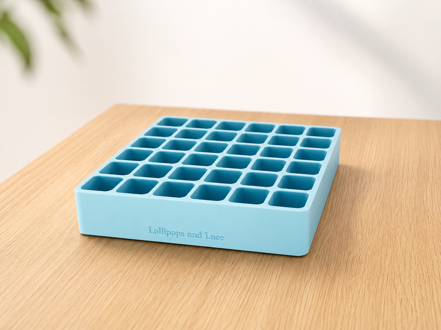 Food Colour Organiser - 36 slot - Small Bottles - Blue